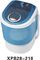 Singola lavatrice della vasca di quiete blu del portatile con l'essiccatore una copertura di plastica trasparente da 2,8 chilogrammi fornitore